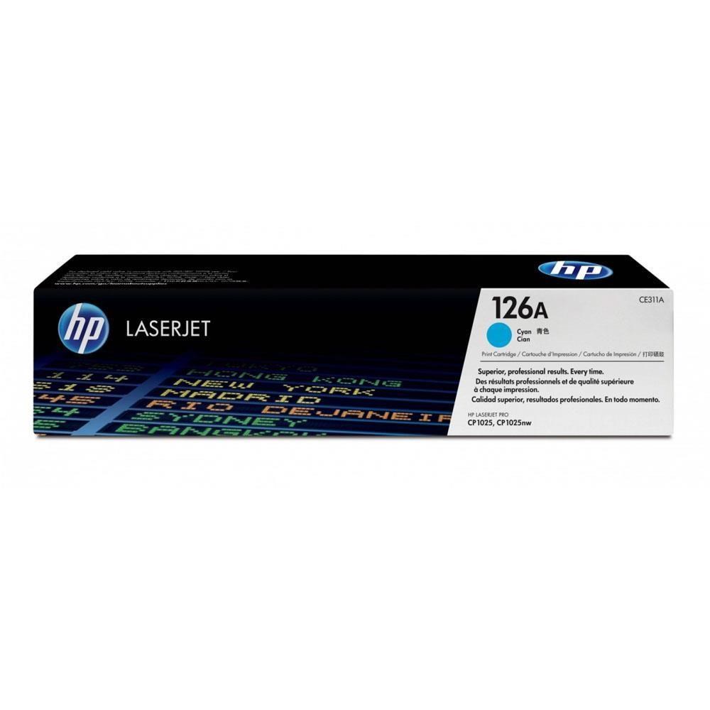HP 惠普 【南紡購物中心】 CE311A/311A/126A 藍 原廠碳粉 適用 M175a/M175nw/M275nw/CP1025/CP1025nw 機種