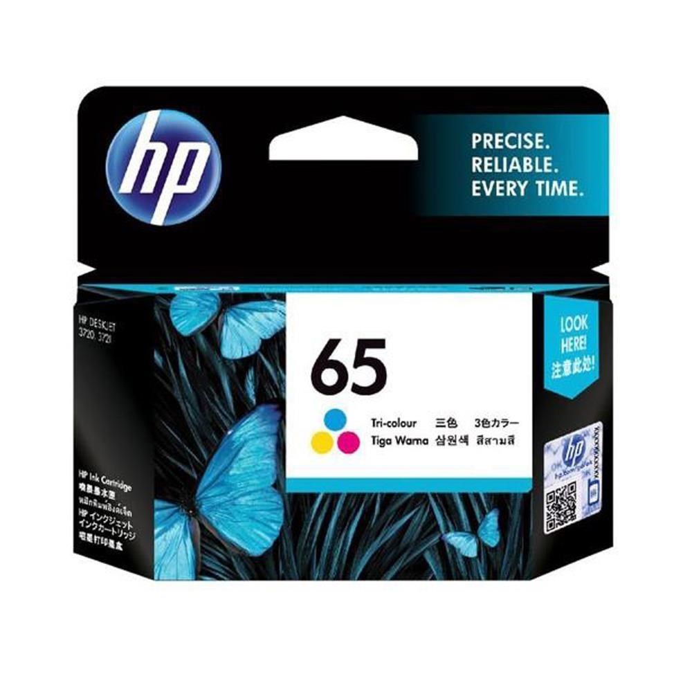 HP 惠普 【南紡購物中心】 【優惠】 N9K01AA 65 原廠彩色墨水匣 適用 DeskJet 2623/3720/3721/3723/3724/ENVY 5020