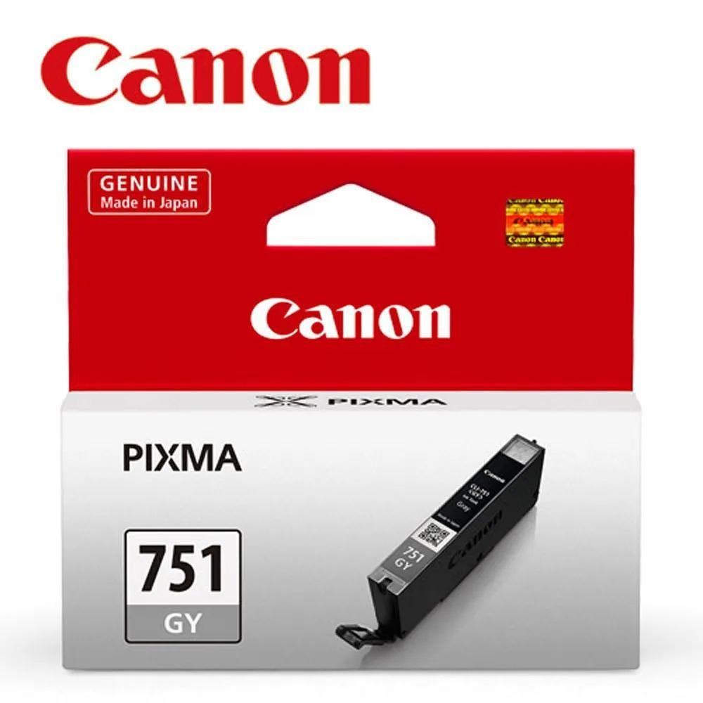 Canon 佳能 【南紡購物中心】  CLI-751GY 原廠灰色墨水匣適用 iP8770MG6370MG7170MG7570
