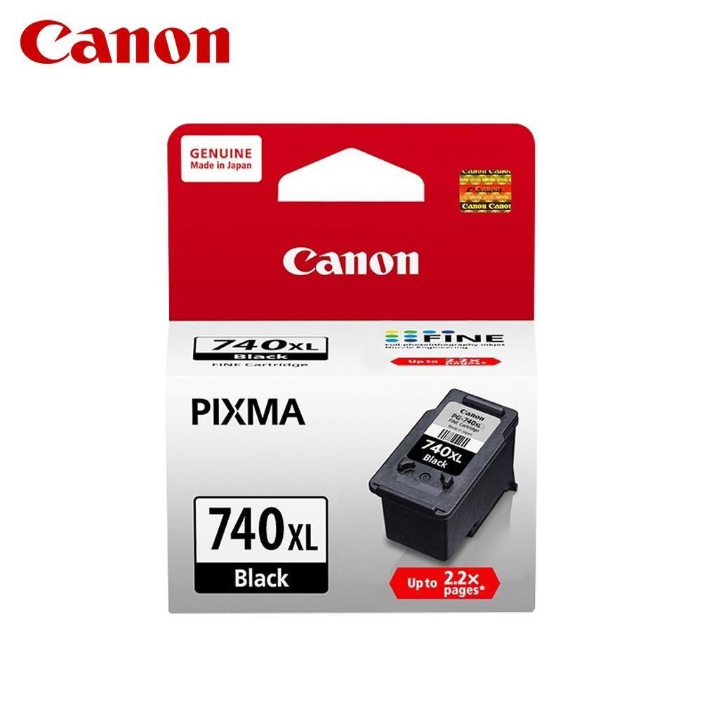 Canon 佳能 PG-740XL 原廠黑色高容量墨水匣 PG740XL 適 MG3670 MG2170 MG3170