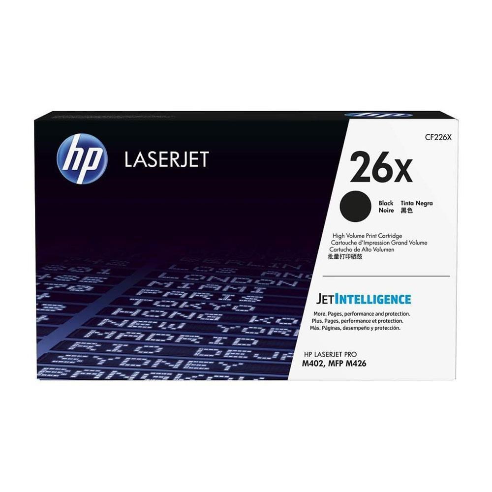HP 惠普 26X 高印量黑色原廠碳粉匣 CF226X 適用 M402dw/M426fdn/M426fdw