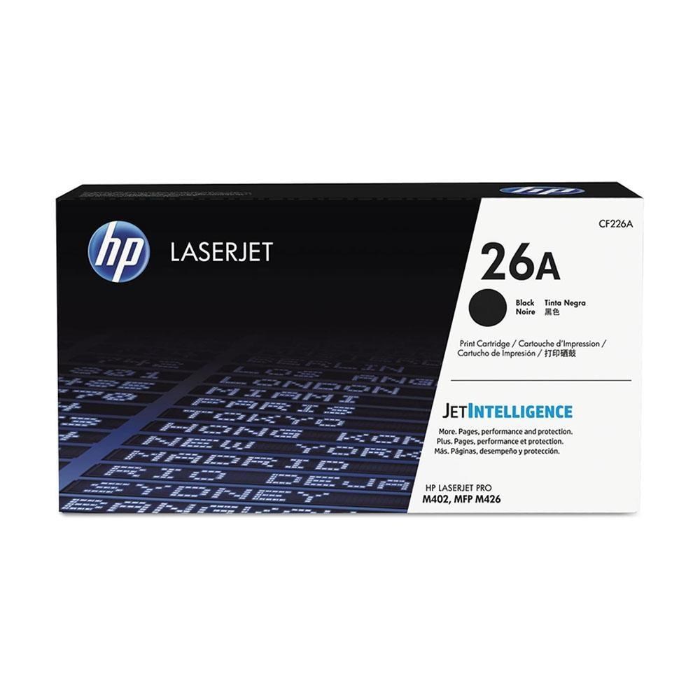 HP 惠普 【南紡購物中心】 26A 黑色原廠碳粉匣 CF226A 適用 LaserJet Pro M402n/M402dn/M402dw/M426fdn/M426fdw