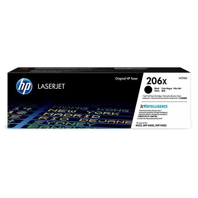 HP 惠普 206X 高印量黑色原廠碳粉匣 W2110X 適用 M255dw/M283fdw/MFP M282nw