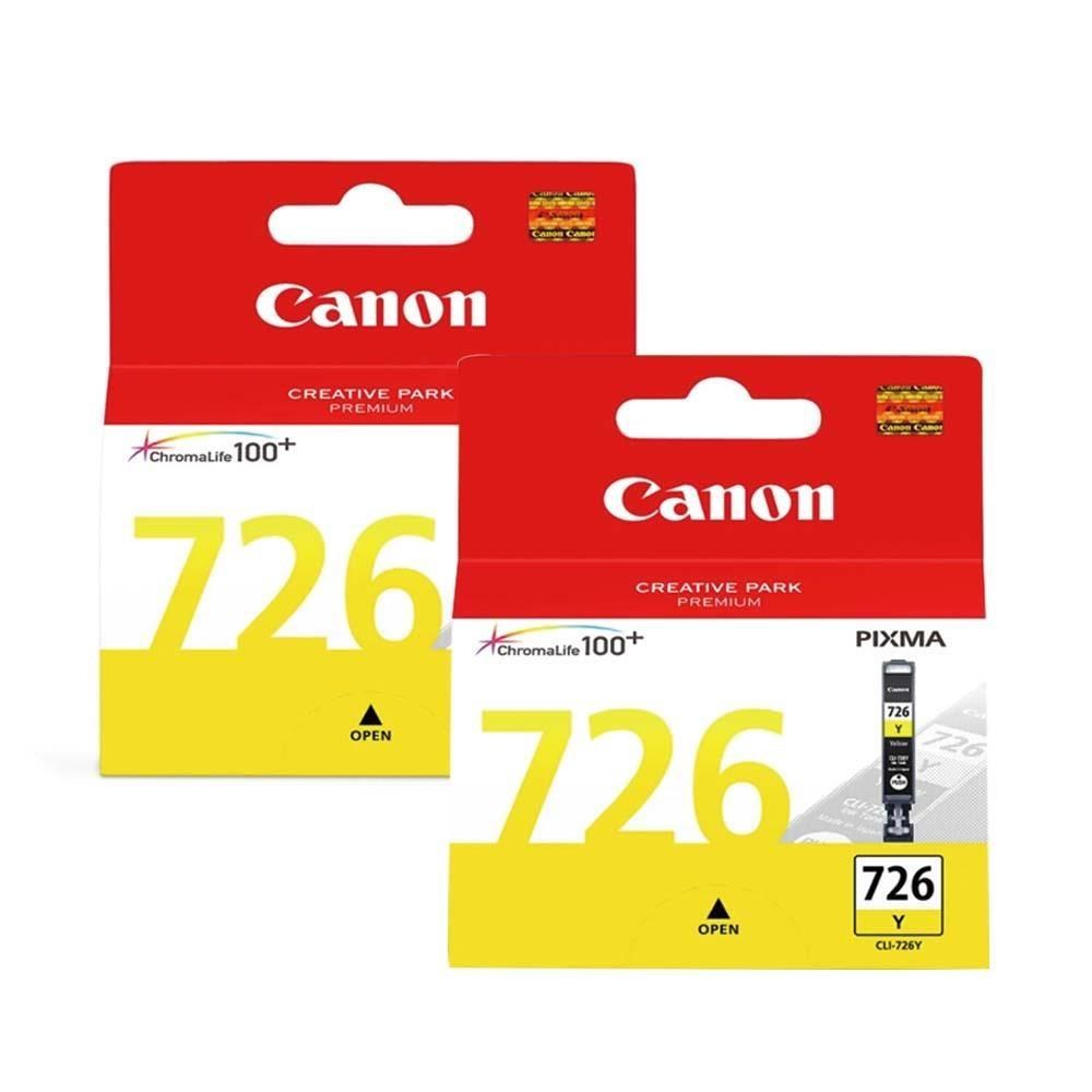 Canon 佳能 CLI-726Y 黃色 2入原廠墨水匣