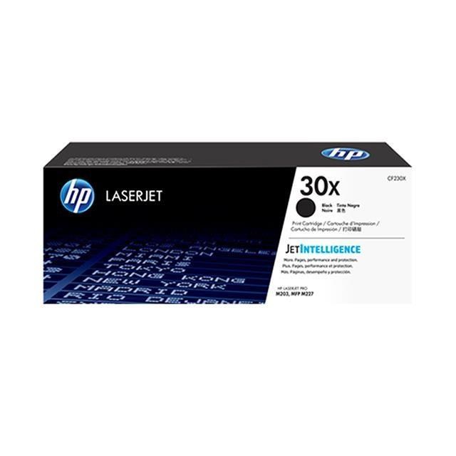 HP 惠普 30X 高印量黑色原廠碳粉匣 CF230X 適用 LaserJet M203/M227
