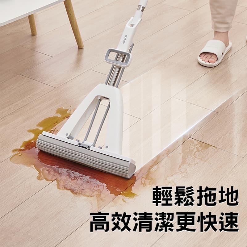 【ECOCO】意可可-E24262 對折式膠棉拖把38cm