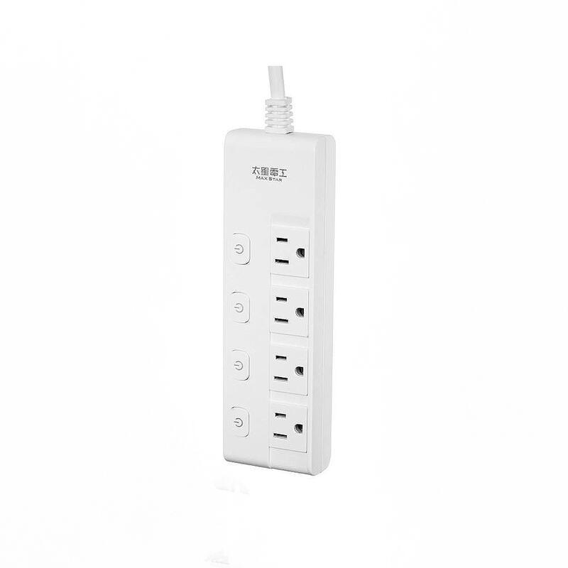 太星電工 蓋安全五開四插滑蓋電腦線 3P 6尺/9尺 /組 OCJ54306/OCJ54309