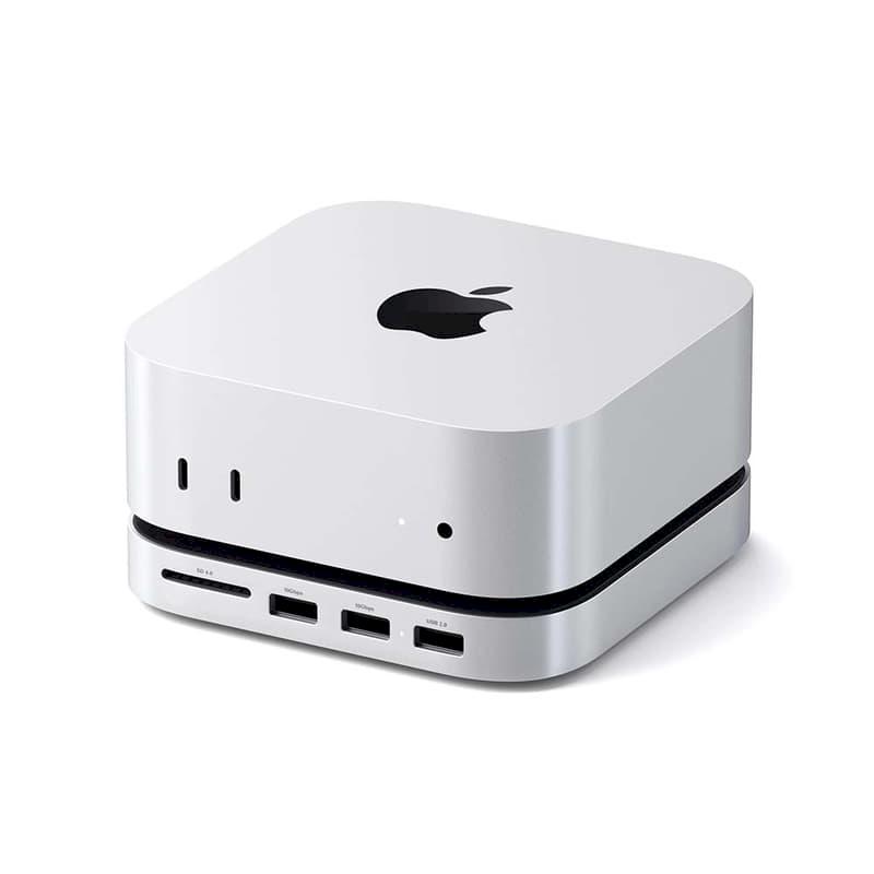 Satechi Mac Mini M4 Studio & Hub 擴充埠 - 銀色 ST-GNMMES