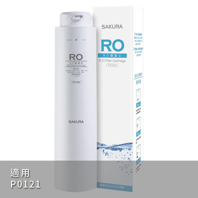 【SAKURA櫻花】RO膜濾心(50G) F0180【P0121第三道濾心】