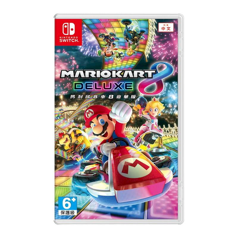 【Nintendo 任天堂】NS Switch 瑪利歐賽車8 豪華版 中文版