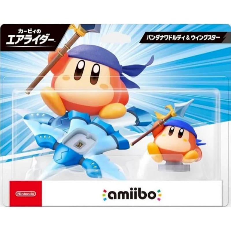 Nintendo 任天堂 AMIIBO NS2 卡比的馭天飛行者系列 頭巾瓦豆魯迪 & 羽翼之星