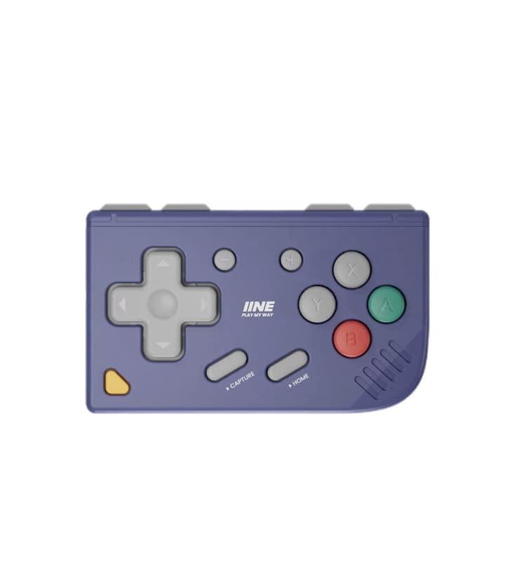 良值 NS2 復古卡片手把 二代 支援 Switch2 六軸體感功能 藍芽小手把 紫色款