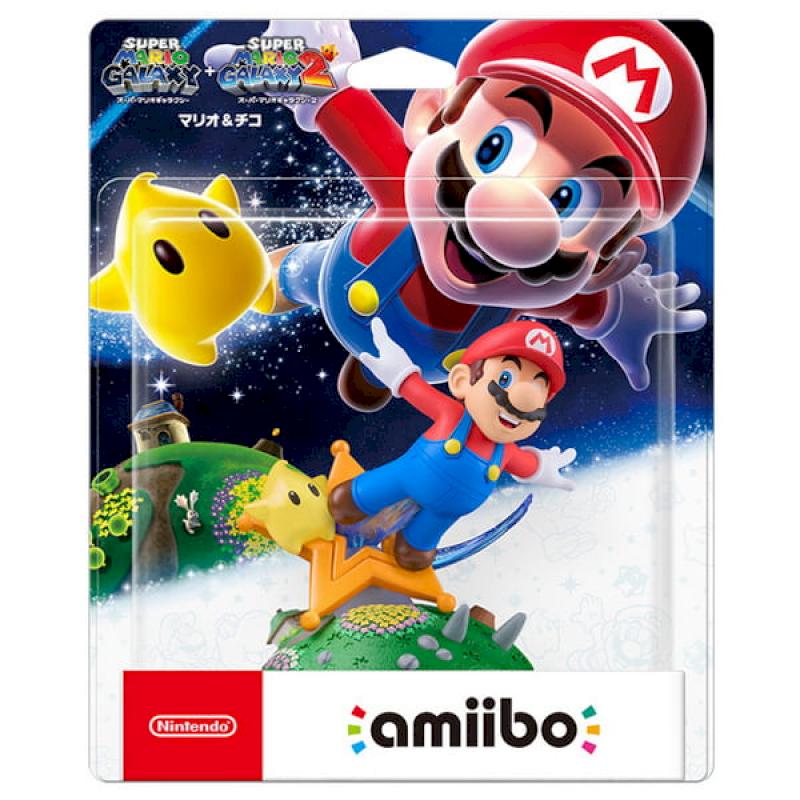 任天堂 NS Amiibo 瑪利歐+奇可超級瑪利歐銀河系列