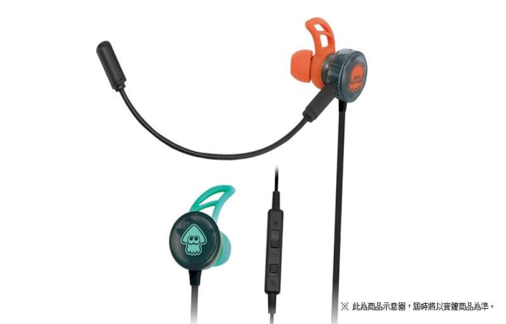 HORI NS2 Switch2 斯普拉遁 塗擊隊 特仕 入耳式遊戲耳機 麥克風 耳塞式 標準版 NSX-241 漆彈