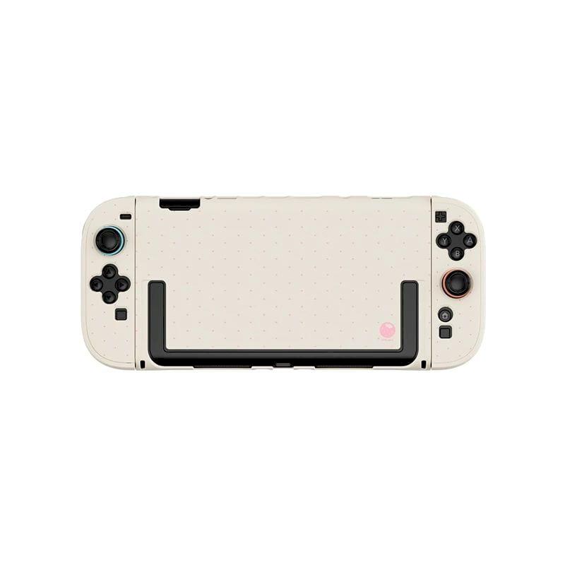 良值 PMW SWITCH 2 主機保護殼 經典波點系列 主機殼 奶白色波點 PW0087 NS2主機殼