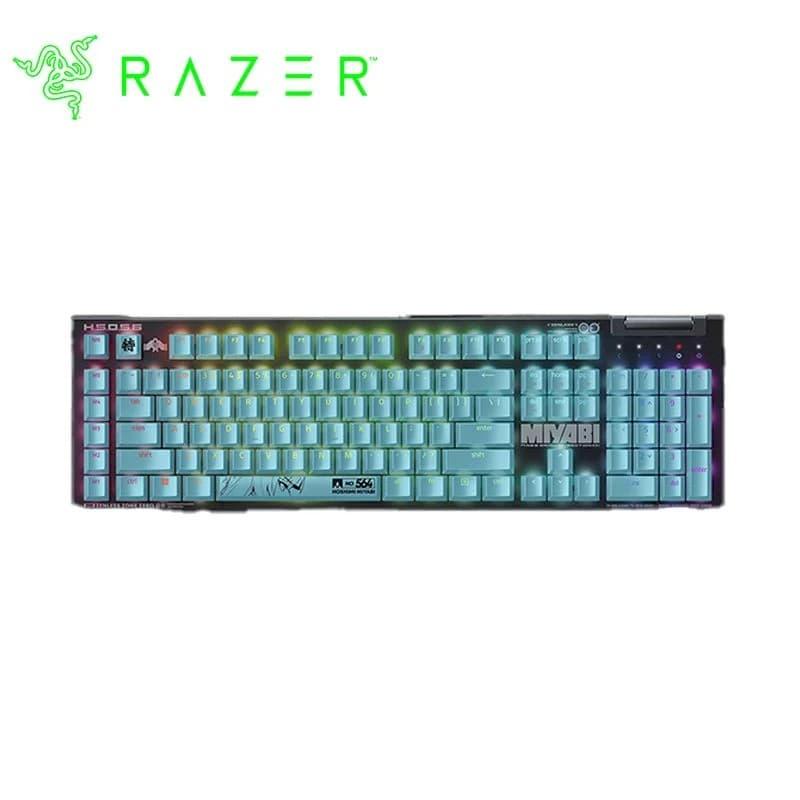 RAZER 雷蛇 Razer 雷蛇 絕區零限定版 黑寡婦蜘蛛 V4 X 幻彩鍵盤綠軸英文