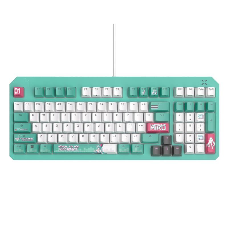 ASUS 華碩 TUF Gaming K3 Gen II Hatsune Miku Edition 電競鍵盤【青軸】【初音聯名】