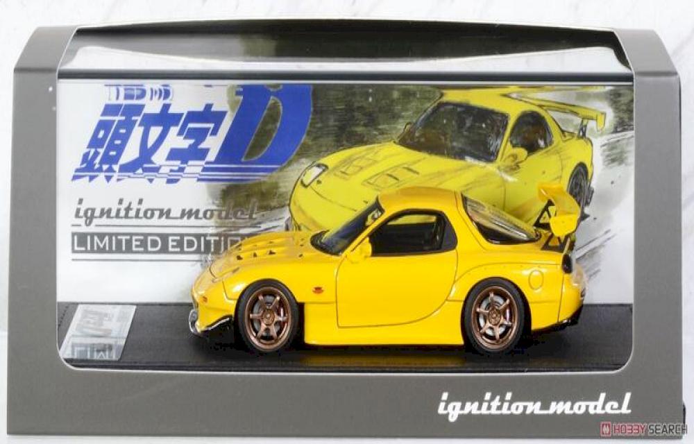 ignition model 1/43 頭文字D 馬自達 RX-7 FD3S 黃 【FI3104】