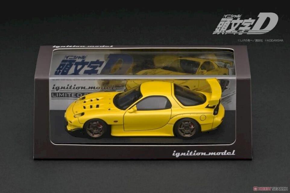 ignition model 1/43 頭文字D 馬自達RX-7 FD3S 黃【FI3104】 - PChome