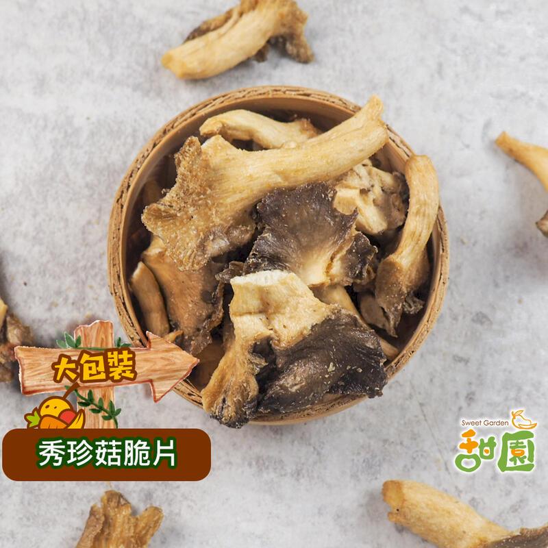 【甜園】秀珍菇脆片 大包買1送1 菇菇蔬菜乾 杏包菇脆片 菇菇餅乾 蔬果脆片