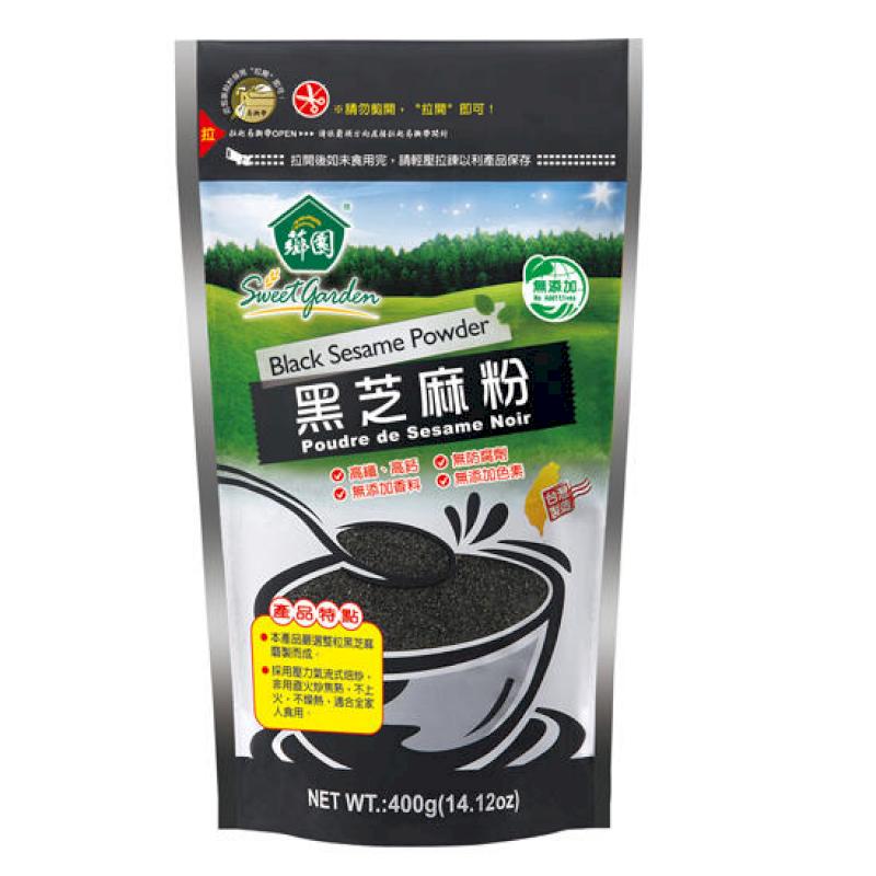 薌園 黑芝麻粉(熟粉) (400公克/夾鏈袋裝)*10包
