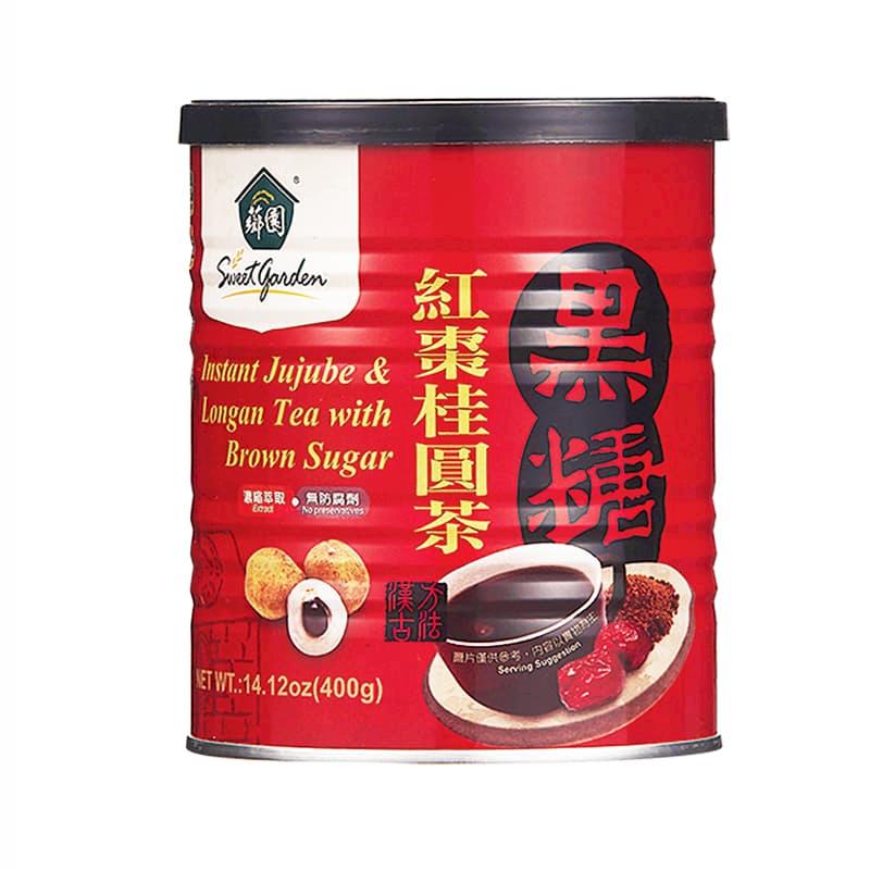 薌園 黑糖紅棗桂圓茶(粉末)(400公克)*5罐