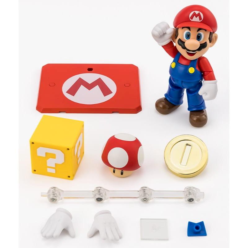 萬代 SHF SUPER MARIO 超級瑪利歐 瑪利歐 可動公仔 代理