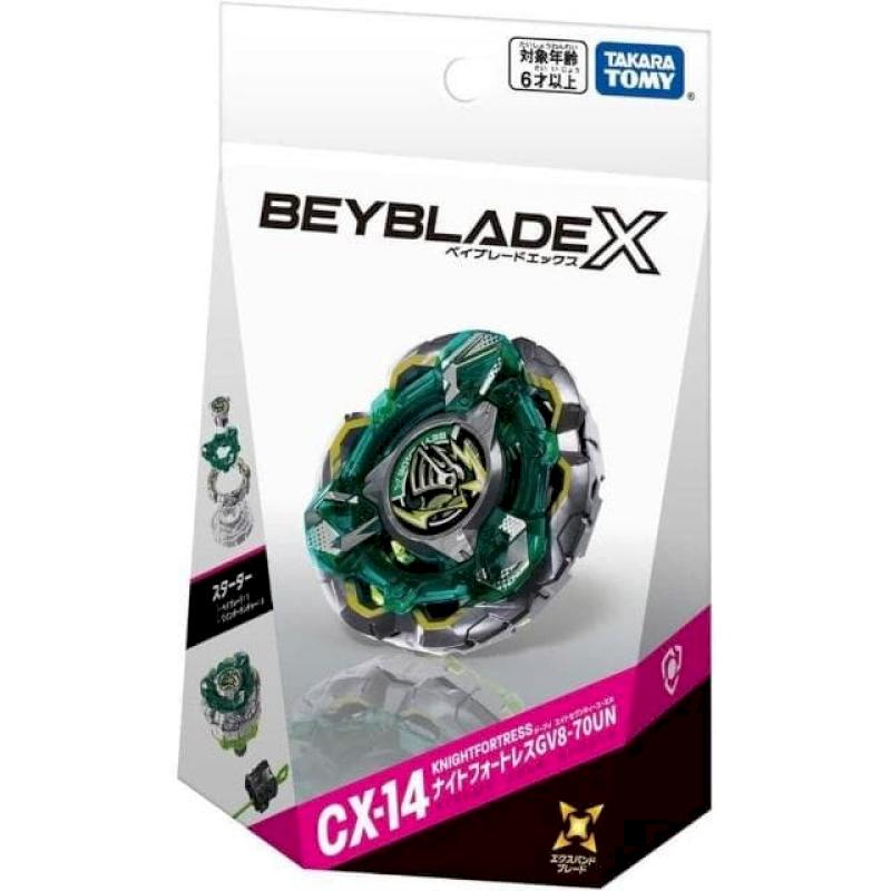 TAKARATOMY BEYBLADE X 戰鬥陀螺X UX-17 隕星龍騎士附左迴旋發射器(泰