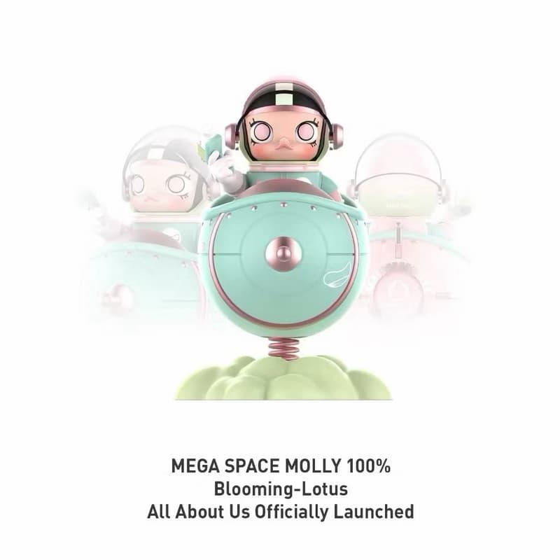 POPMART 泡泡瑪特POPMART 泡泡瑪特MEGA SPACE MOLLY 100% 綻放越南蓮花 POPMART 泡泡瑪特POPMART 泡泡瑪特MEGA SPACE MOLLY 100% 綻放越南蓮花