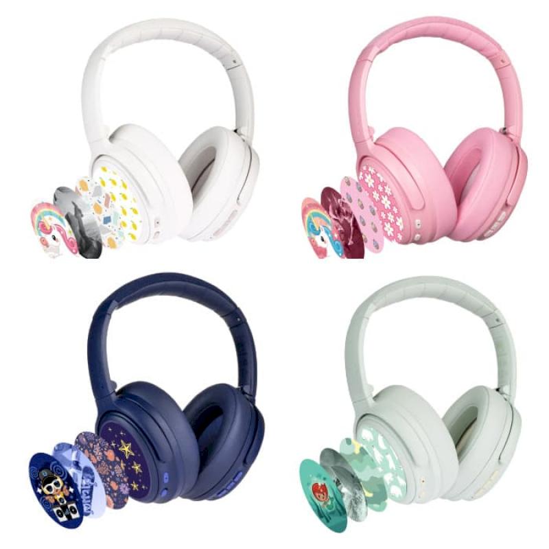 buddyPHONES 藍芽兒童耳機 Cosmos Fun 藍芽降噪旅遊系列(多色可選)
