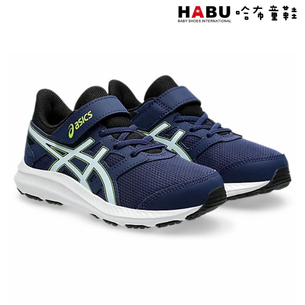 HABU 哈布童鞋 ASICS 亞瑟士 JOLT 4 PS 中童 運動鞋 透氣網布 1014A299-405