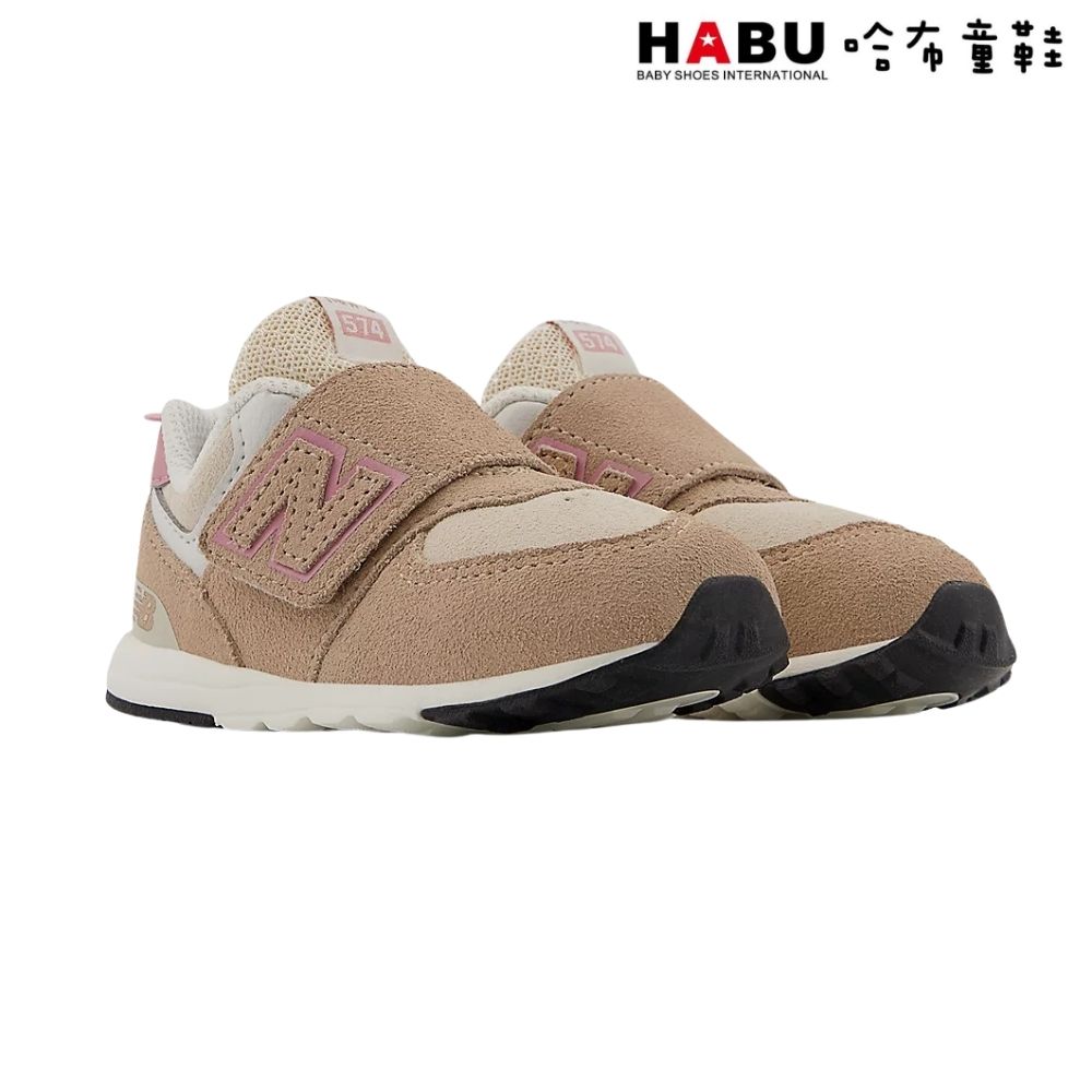 HABU 哈布童鞋 New Balance 紐巴倫 574 NEW-B HOOK & LOOP 小童 休閒鞋 運動鞋 NW574QTC