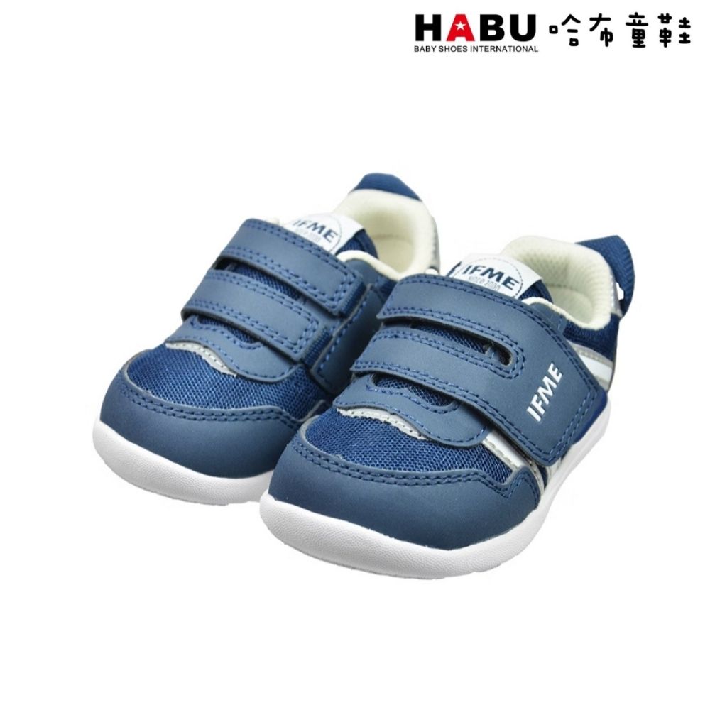 HABU 哈布童鞋 IFME 日本機能童鞋 ONE BELT 一片黏帶系列 基本款 小童 學步鞋 運動鞋 IF20-630014