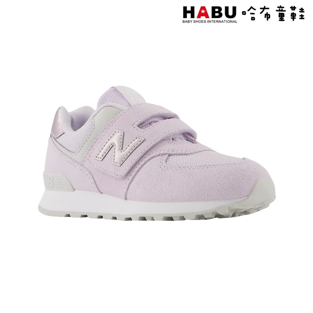 HABU 哈布童鞋 NEW BALANCE 紐巴倫 574 Hook & Loop 中童 慢跑鞋 運動鞋 寬楦 P5742EV