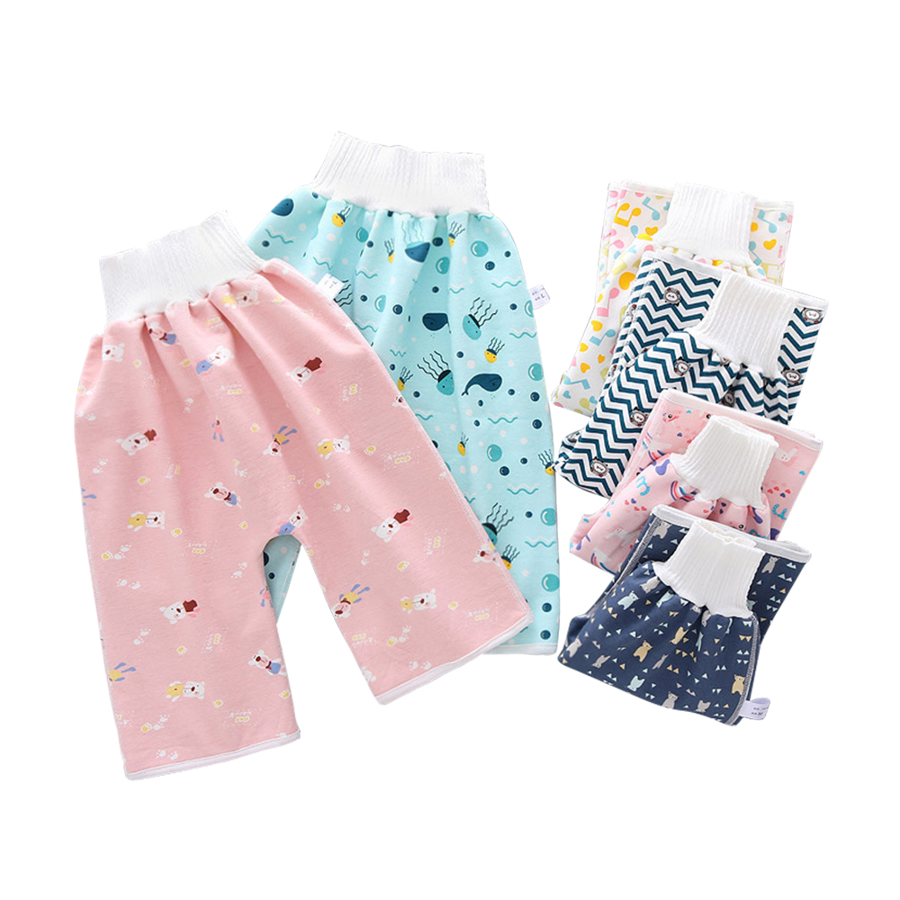 Mesenfants 【2入】三層學習褲 防尿褲 隔尿裙 隔尿褲 加大隔尿戒尿布