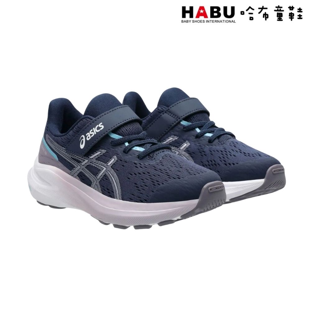 HABU 哈布童鞋 ASICS 亞瑟士 GT-1000 13 PS 中童 慢跑鞋 運動鞋 1014A344-411