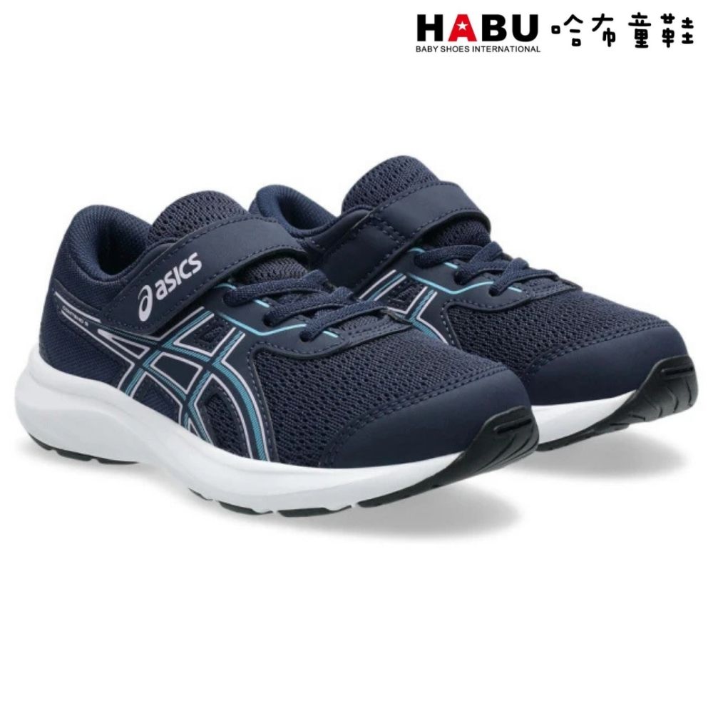 HABU 哈布童鞋 ASICS 亞瑟士 CONTEND 9 PS 中童 運動鞋 慢跑鞋 休閒鞋 1014A338-408