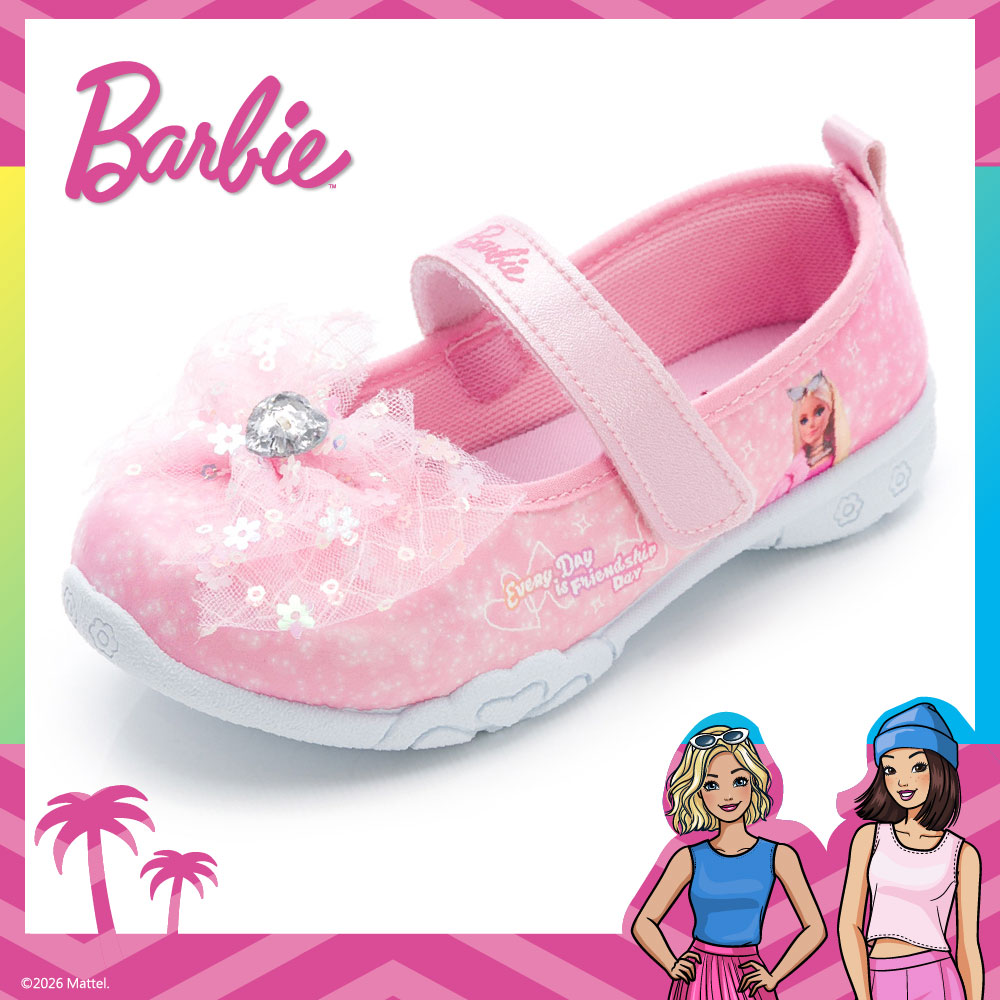 Barbie 芭比 童鞋 公主休閒鞋 紅/ BAKP66313