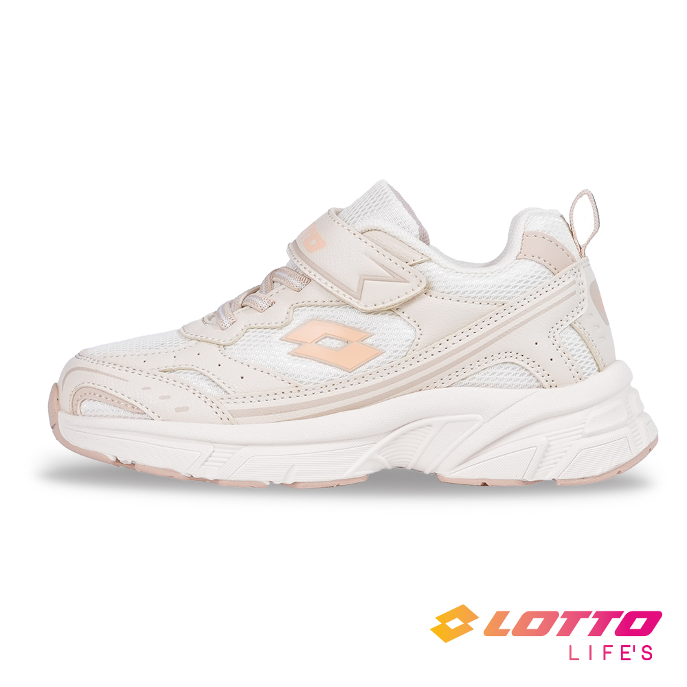 LOTTO 樂得 【LOTTO 義大利】童鞋 1973R 復古跑鞋(奶茶)