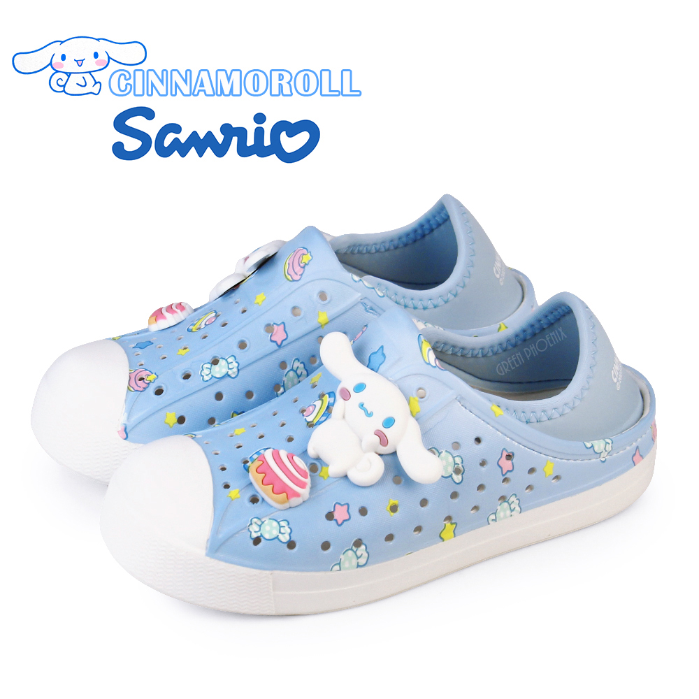 Hello Kitty CINNAMOROLL 大耳狗 童鞋 洞洞鞋 雨鞋 布希鞋 穆勒鞋 防水 輕量O-35873