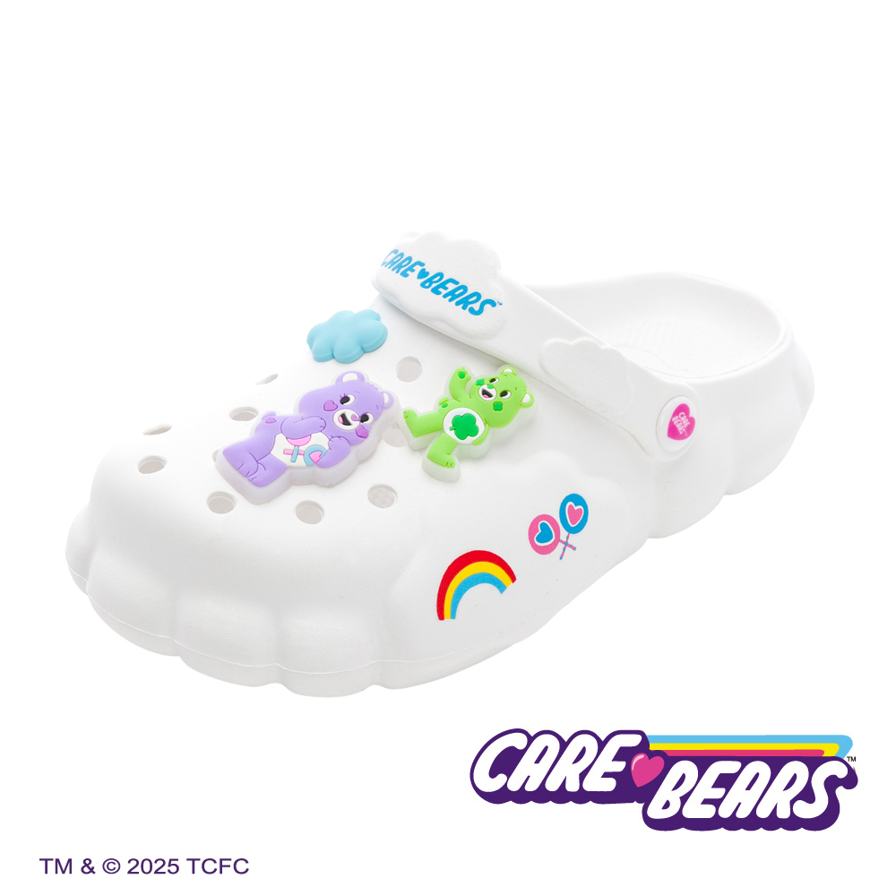 Care Bears 彩虹熊 童鞋 雲朵洞洞鞋 白/CBKG59909