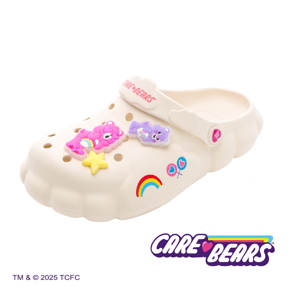 Care Bears 彩虹熊 童鞋 雲朵洞洞鞋 米/CBKG59901
