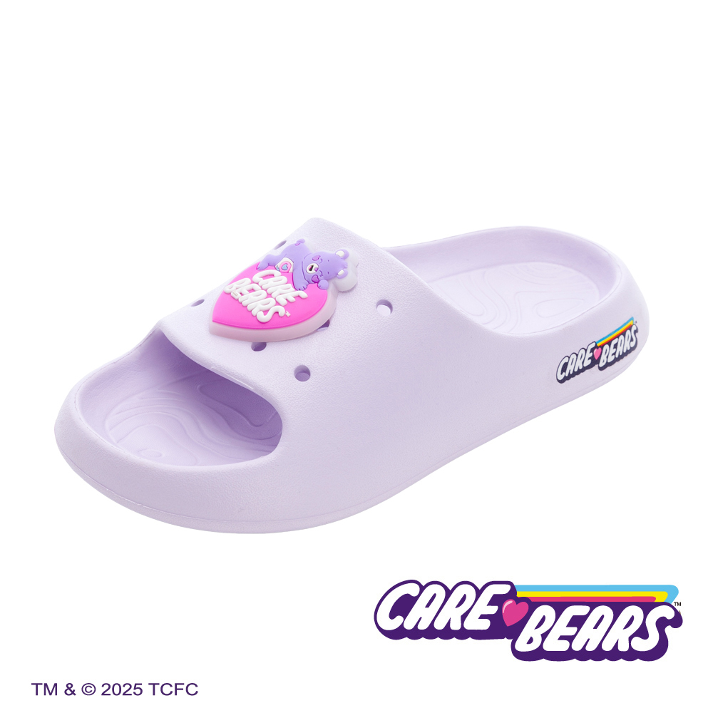 Care Bears 彩虹熊 童鞋 輕量拖鞋 粉紫/CBKS59917