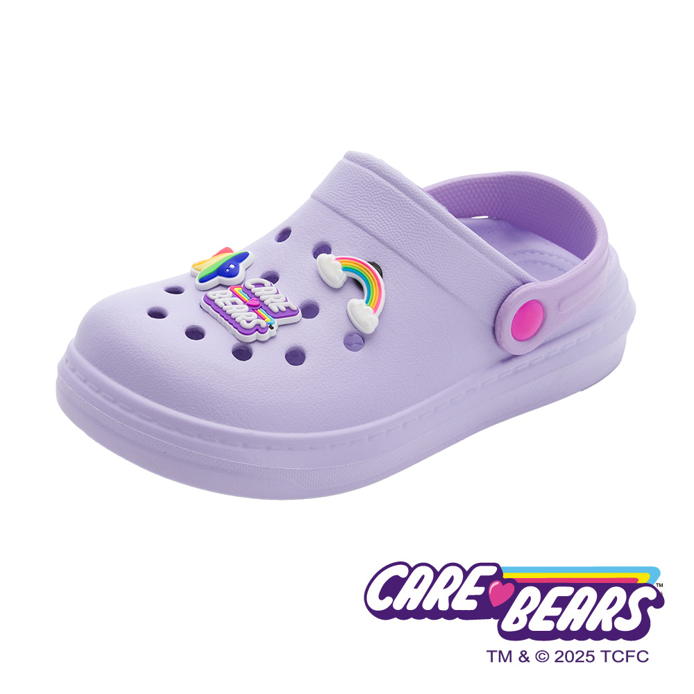 Care Bears 彩虹熊 童鞋 園丁洞洞鞋 紫/CBKG59957