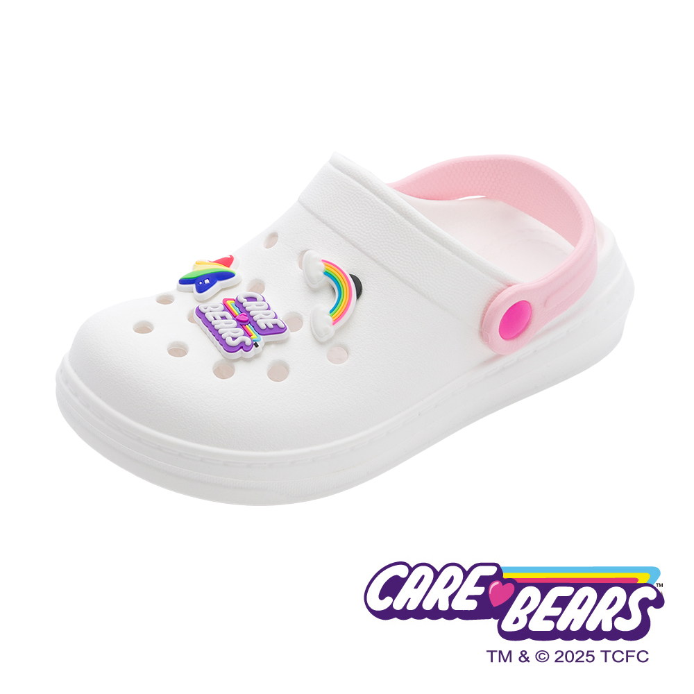 Care Bears 彩虹熊 童鞋 園丁洞洞鞋 白/CBKG59959