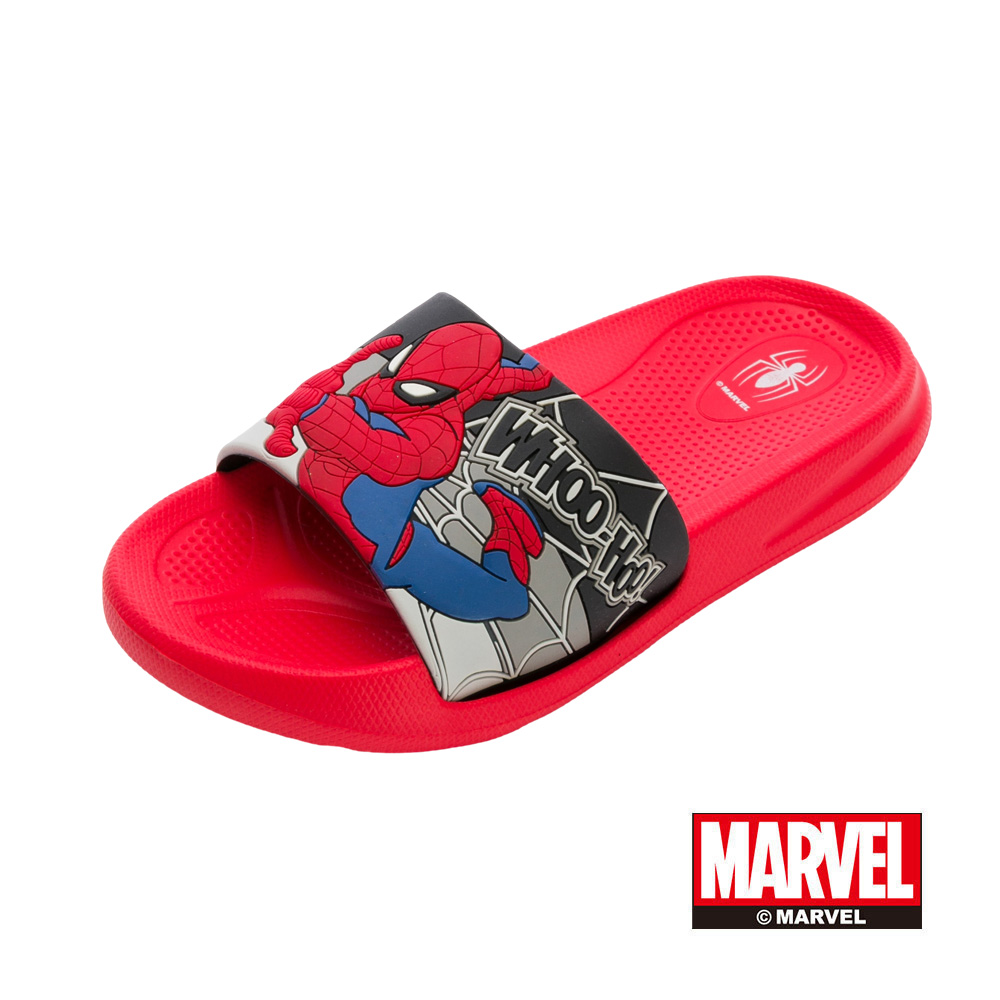 Marvel 漫威 蜘蛛人 童鞋 EVA拖鞋 紅/MNKS55002
