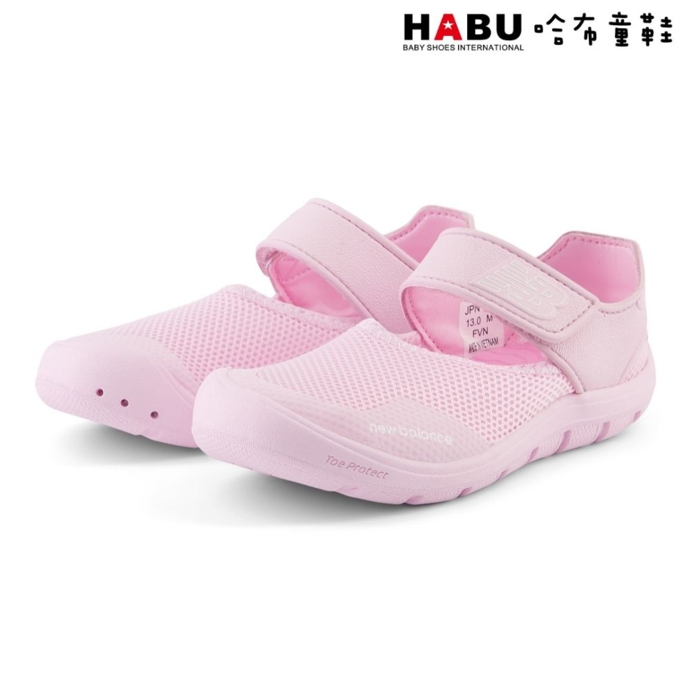 HABU 哈布童鞋 NEW BALANCE 紐巴倫 208 Hook and Loop 透氣 夏日涼鞋 YO208D2