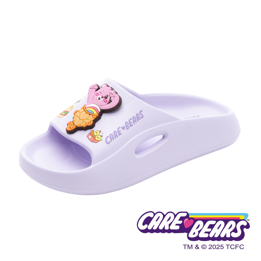 Care Bears 彩虹熊 童鞋 輕量拖鞋 紫/CBKS59817