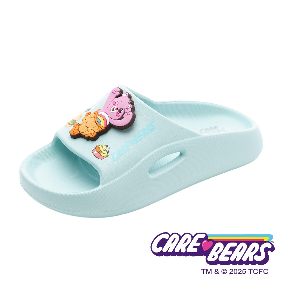 Care Bears 彩虹熊 童鞋 輕量拖鞋 綠/CBKS59815