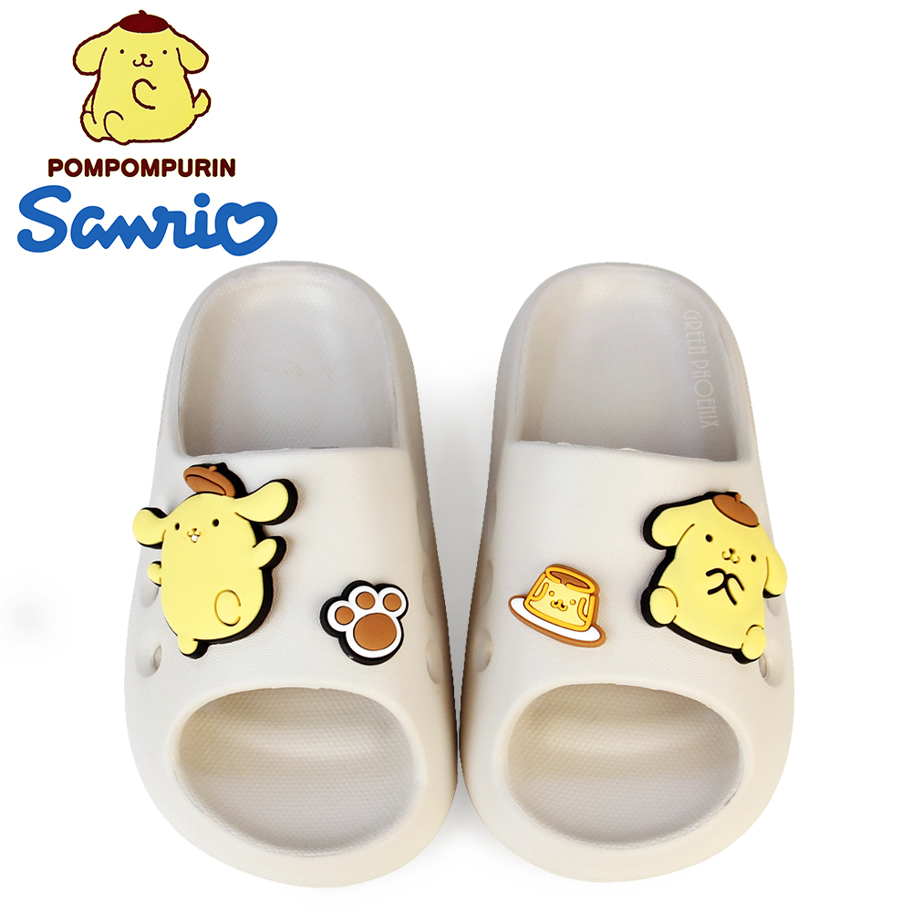 Hello Kitty POMPOM PURIN 布丁狗 兒童拖鞋 童鞋 防水拖鞋 雨鞋 洞洞鞋 室內外 輕量O-36903